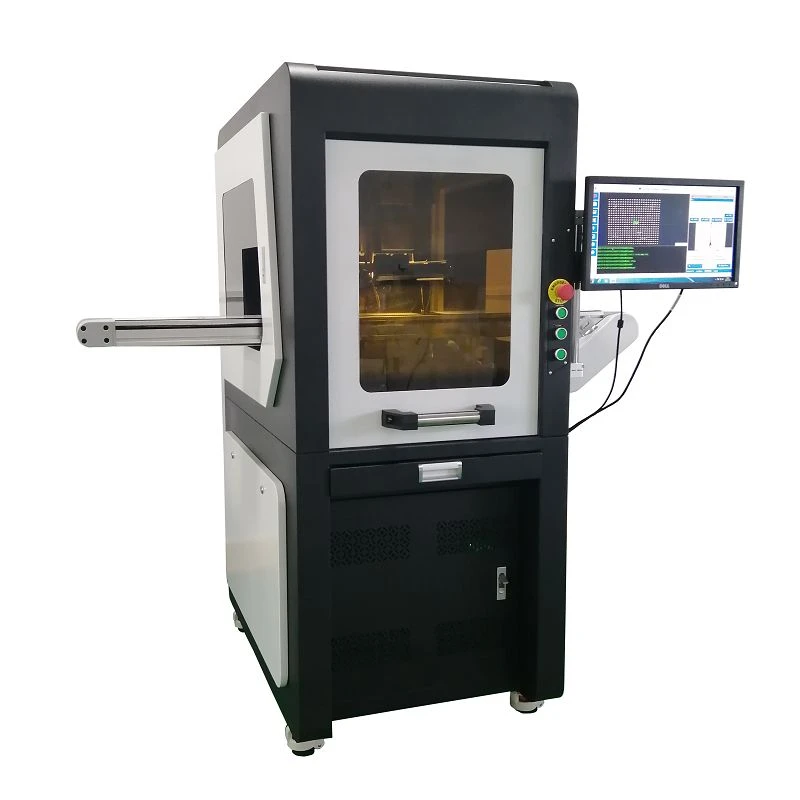 CCD myndavél Fiber Laser Marking Machine