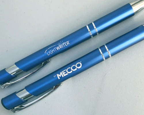 Fiber laser engraving on daily writing pen